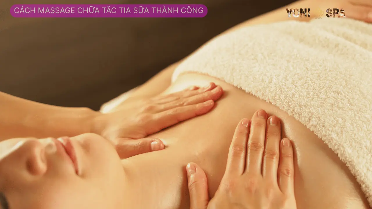 Cách massage chữa tắc tia sữa thành công Cách massage chữa tắc tia sữa thành công