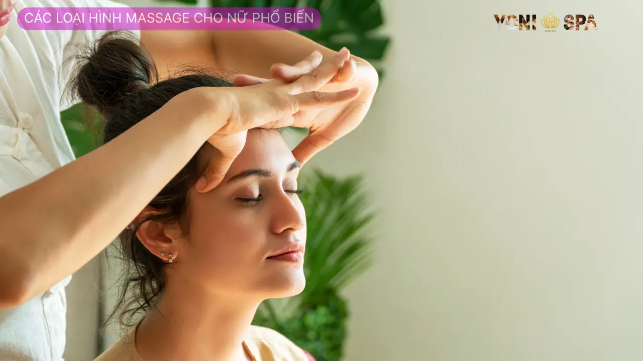 Các loại hình massage cho nữ phổ biến